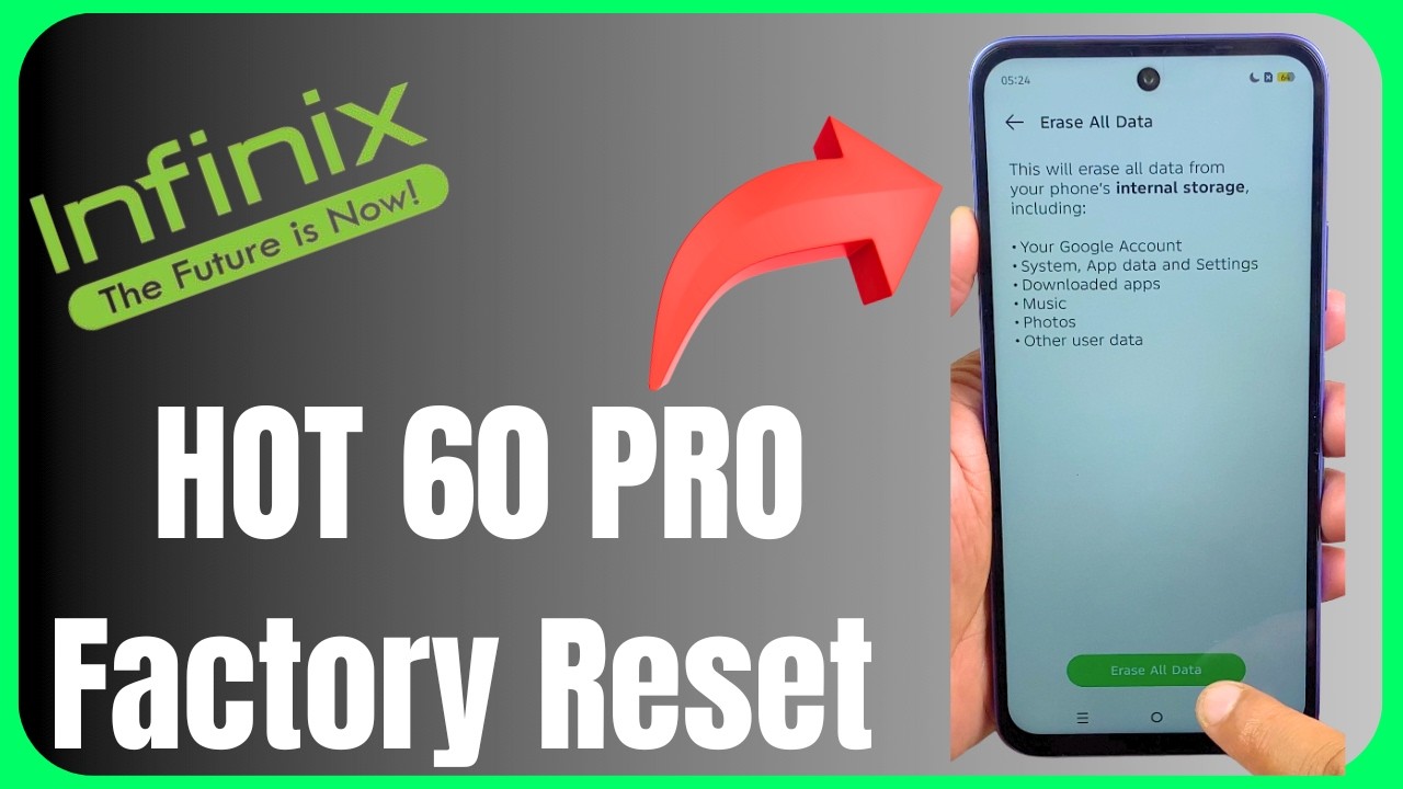 🔄 Reset Infinix Hot 60i to Factory Settings 😱📱 | Easy Method