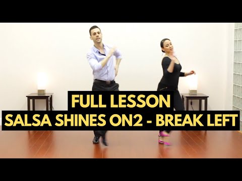 Salsa Shines On 2 Intermediate Pattern - Break Left (FULL LESSON)