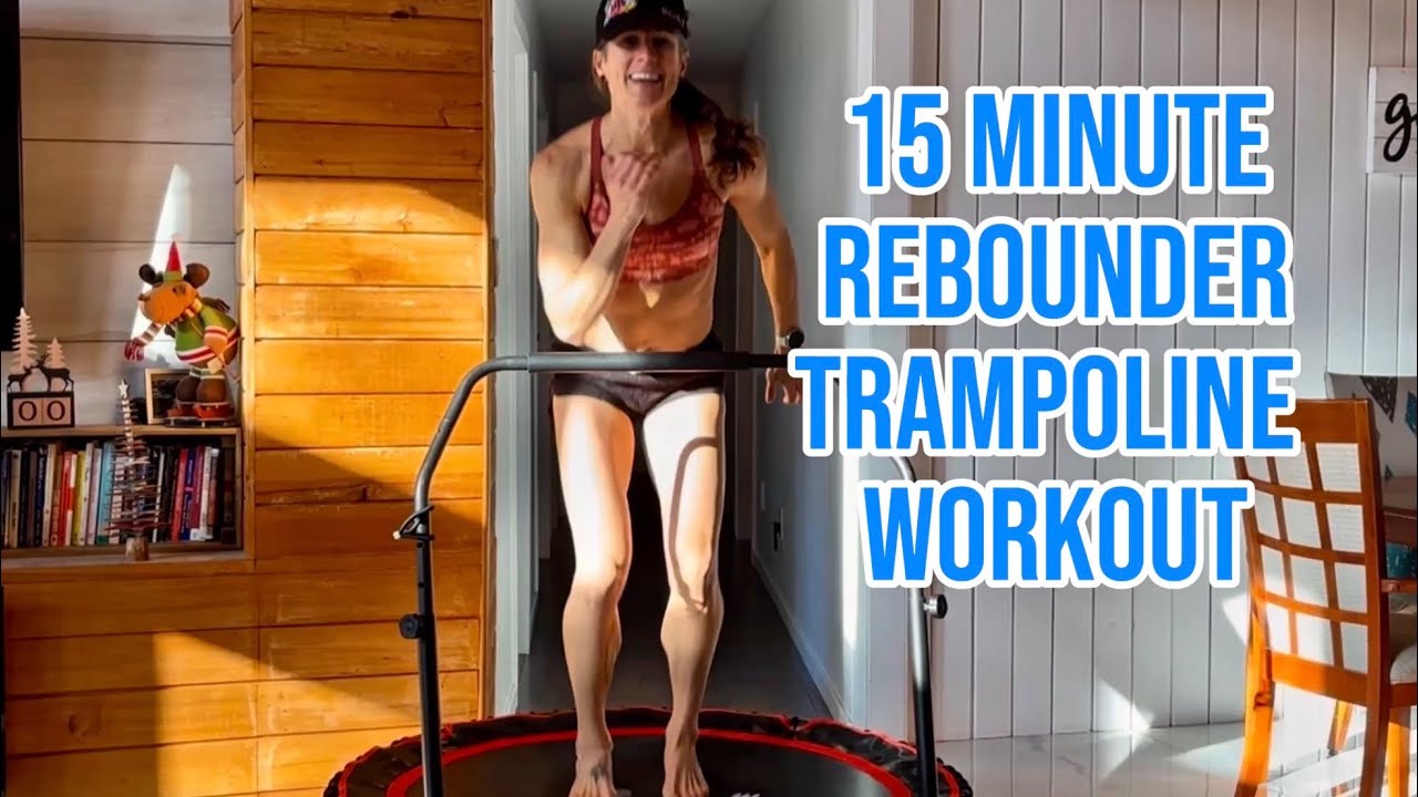 15 Min Rebounder Workout | Low Impact Fat Burn Mini Trampoline Cardio