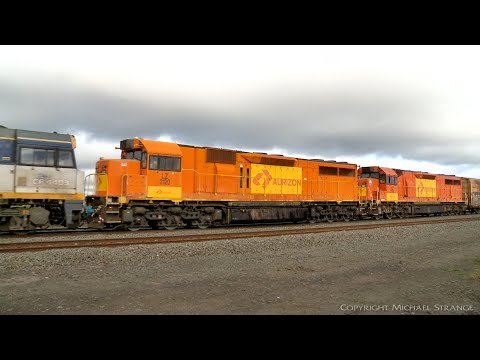 SCT 2PM9 With Aurizon LZ3120 & LZ3119 Locomotives (17/7/2021) - PoathTV Australian Trains & Railways
