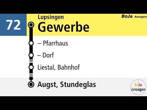 AAGL Ansagen | Lupsingen Gewerbe - Augst Stundeglas | 2024 | BoJa Ansagen