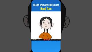 Character Head Turn | Adobe Animate #tutorial