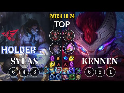 RW Holder Sylas vs Kennen Top - KR Patch 10.24