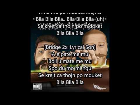 Mc Kresha ft Lyrical Son - Blla Blla Blla (ft Lumi B) LYRICS