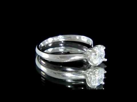 0.80ct Round Cut Diamond Solitaire Engagement Ring SR1060