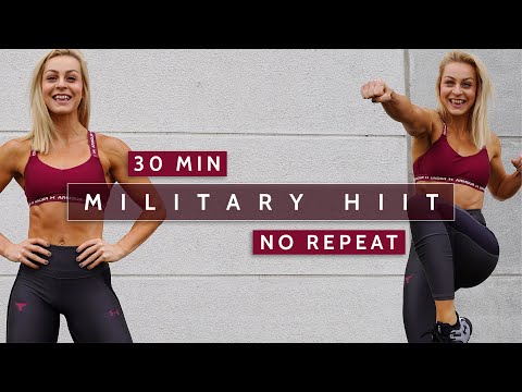 30 MIN MILITARY HIIT - Power Workout | Intense | Super Sweaty | No Repeat | Creative | Hyped | Fun