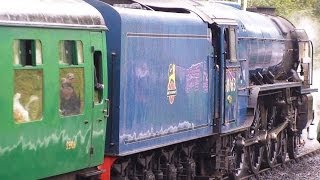 preview picture of video 'Mid Hants (Watercress Line) 2013 - The Autumn Steam Spectacular Gala including Tornado'