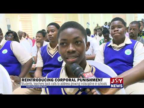 Students, teachers back calls to address growing indiscipline in senior high schools. #JoyNews