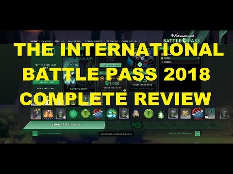 Dota 2: The International 2018 Battle Pass (Compendium) Complete Review