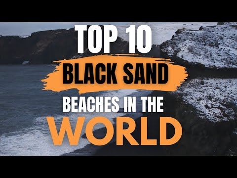 Black Sand Beaches around the World
