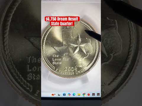 ALL TIME MOST VALUABLE STATE QUARTER! Massive $6,750 Cash In!! #shorts