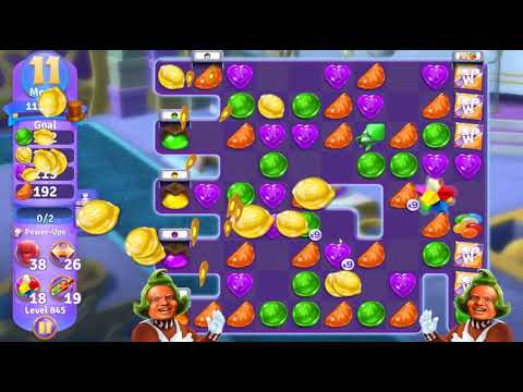 Wonka's World of Candy Level 845 NO BOOSTERS - A S GAMING ✔
