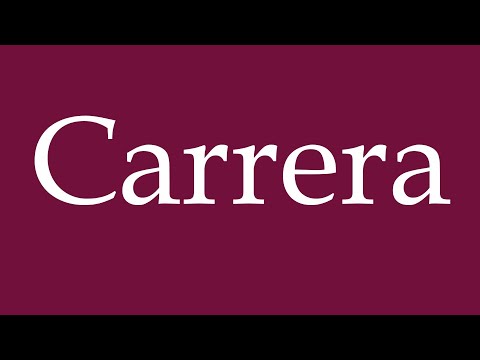 How to Pronounce ''Carrera'' Correctly in German