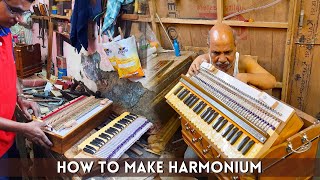 Download lagu How to make Harmonium at factory by talented hands | How is wooden harmonium Made mp3