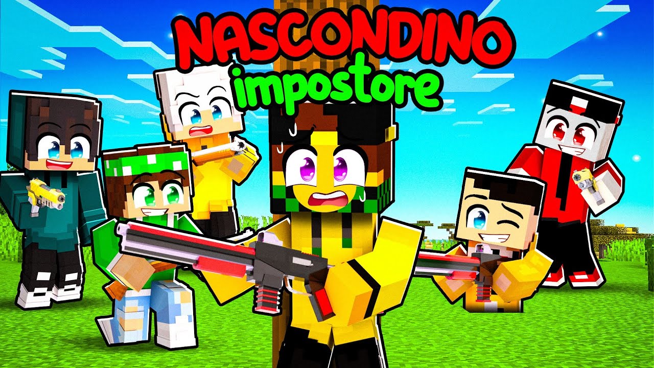 NASCONDINO IMPOSTORE CON LE ARMI SU MINECRAFT