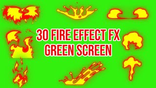 Top 30  Green Screen Fire Element Effect FX by Gre
