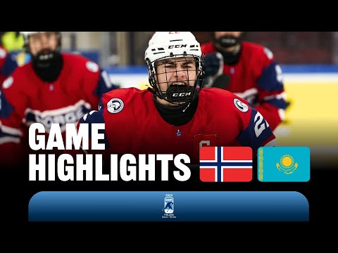 Хоккей Highlights: Norway vs Kazakhstan | 2024 #U18MensWorlds