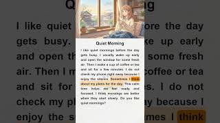 Quiet Morning