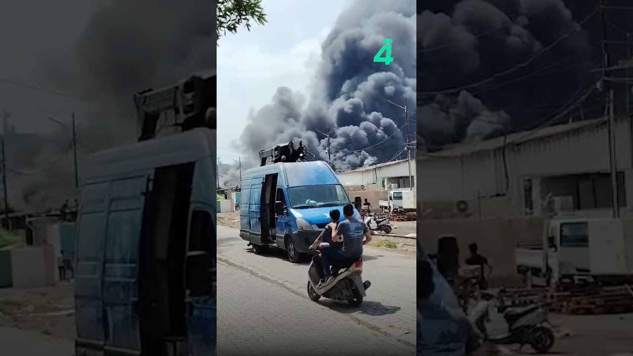 فيديو | اندلاع حـ ـريق داخل معمل ومحال تجارية لبيع الإسفنج بمنطقة ساحة عدن في بغداد