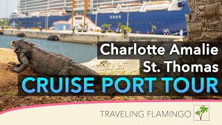 🇻🇮 What to do in Charlotte Amalie St. Thomas Cruise Port! - Crown Bay Cruise Port Review