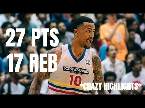 John Collins drops 27 Pts at Crawsover Pro am *FULL HIGHLIGHTS*
