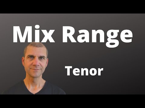 Vocal Warm Up Exercises for Mix Range -Tenor