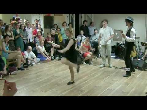 Swinglandia 2013 Solo Jazz Contest Quater-finals - Ekaterina Agaponova vs Dmitry Vostrikov