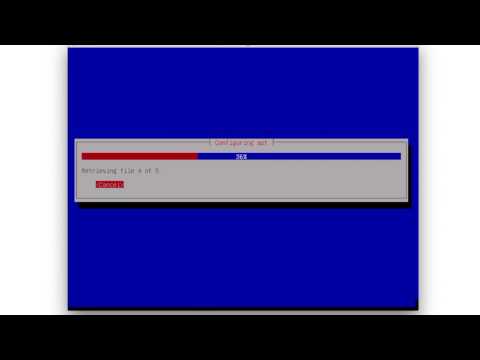Debian installation on YouTube