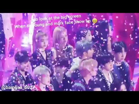 Jisoo " blackpink " reaction to jinyoung " got7 "