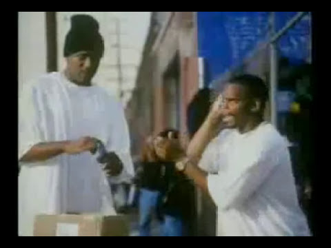 I Got the Hook-Up! 1998 trailer frame with Master P and A.J. Johnson hustling cell phones from a van