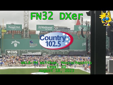 Country 102.5 | WKLB-FM Waltham, Massachusetts Legal ID (8/18/2023)