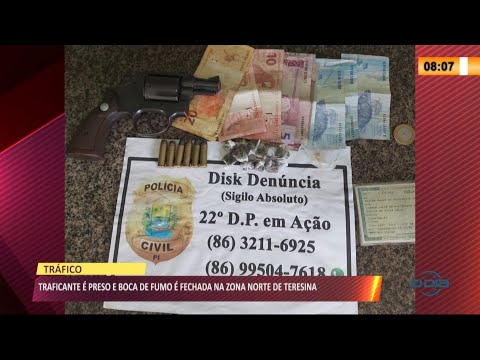 Traficante é preso e boca de fumo é fechada na zona norte de Teresina 22 07 2021