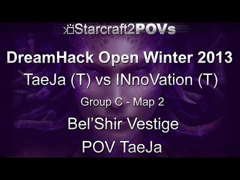 SC2 HotS - DreamHack Winter 2013 - TaeJa vs INnoVation - Group C - Map 2 - Bel'Shir Vestige - TaeJa