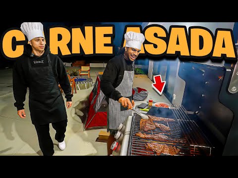 Jay Cinco & Johnny Cooking CARNE ASADA On The Grill.. (terrible idea) 😂😭