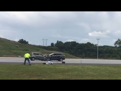 40 MPH CAR CRASH😭😳⚠️