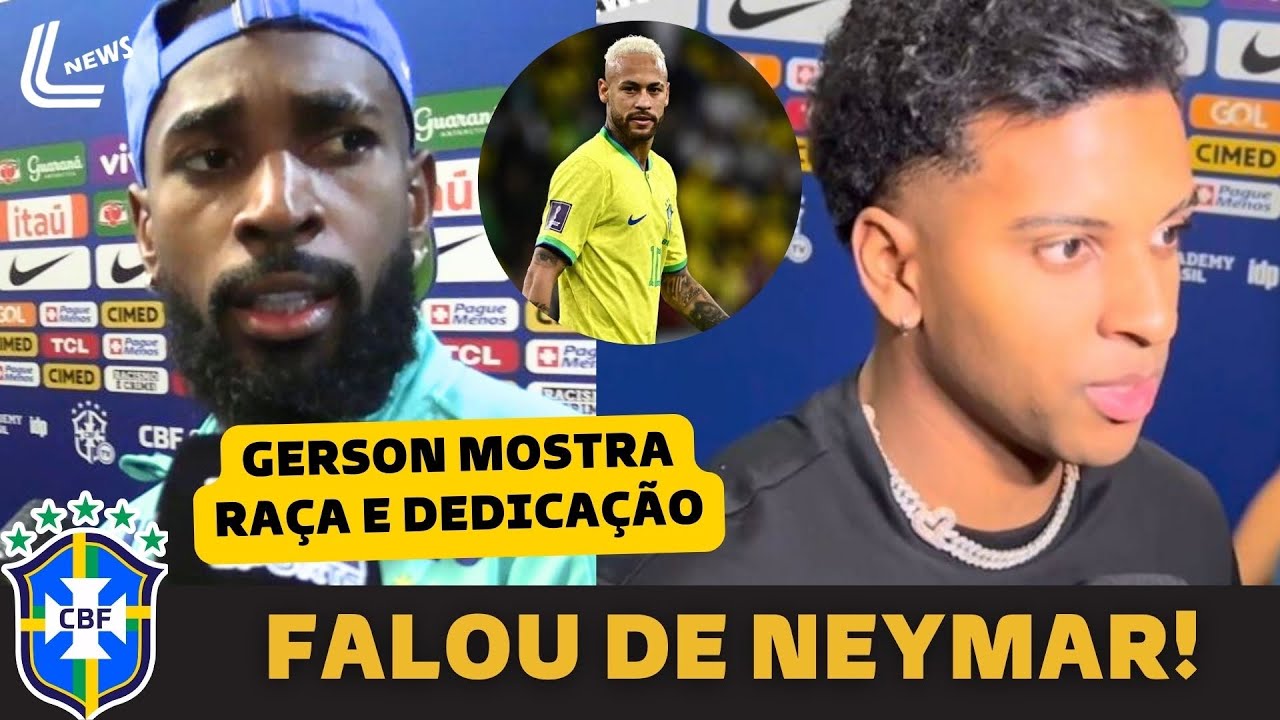RODRYGO FALA SOBRE VOLTA DE NEYMAR NA SELEÇÃO BRASILEIRA! GERSON TEVE PROBLEMA NO PÉ DURANTE  O JOGO