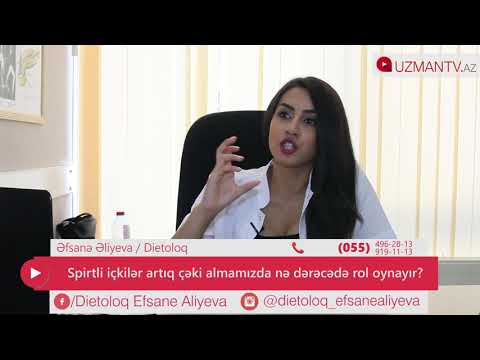 Spirtli içkilər artıq çəki almağımızda nə dərəcədə rol oynayır? Əfsanə Əliyeva
