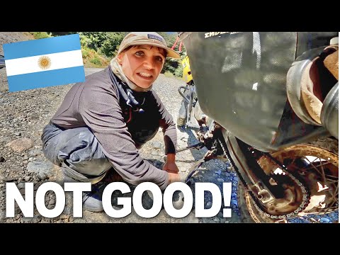 BROKEN CHAIN! How Much Further Can We Ride? 🇦🇷 [S3 - E50]