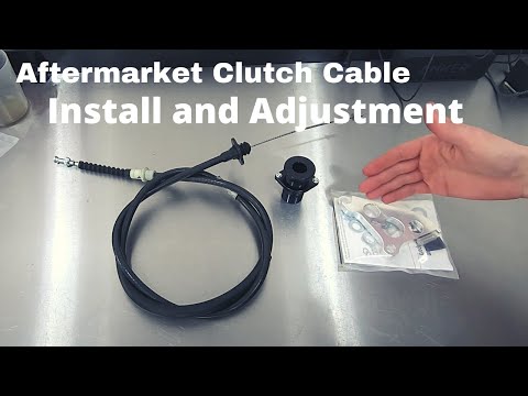 1979-2004 Mustang Aftermarket Clutch Cable, Firewall Adjuster, and Quadrant Install.