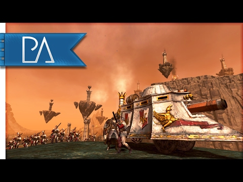 Chaos Fortress Under Attack: Empire vs Warriors of Chaos - Total War: WARHAMMER Gameplay