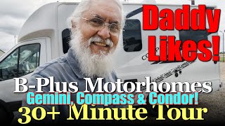 LET'S EXPLORE: B-PLUS RVs! Condor, Compass & Gemini! #MHSRV