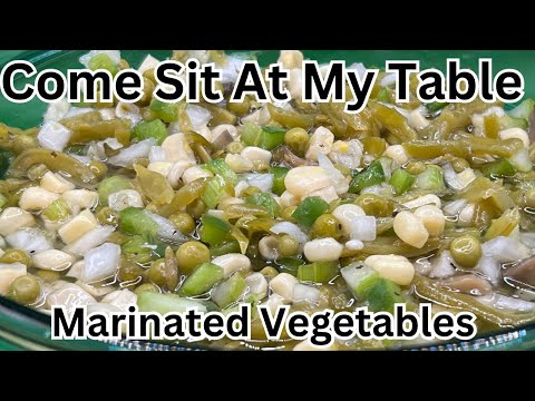 Marinated Vegetables - Tart and Sweet - Easy to Make and Lasts a Long Time in the Refrigerator