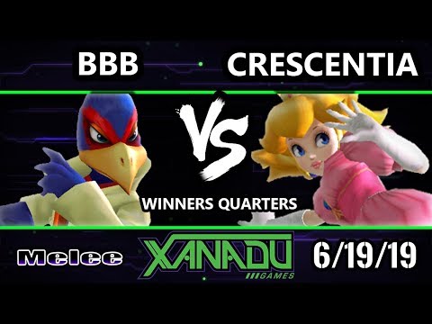S@X 307 SSBM - BBB (Falco) Vs. crescentia (Peach) Smash Melee Winners Quarters