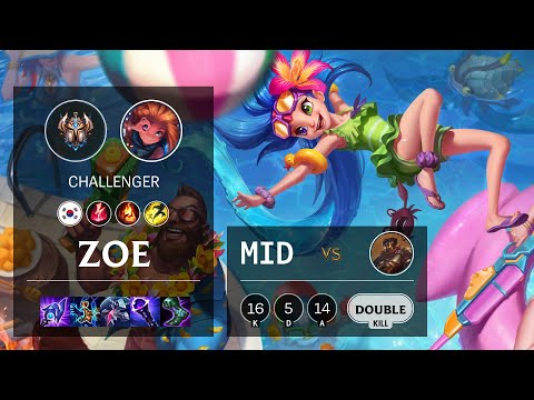 Zoe Mid vs Viktor - KR Challenger Patch 11.5