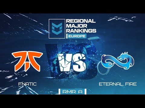 fnatic vs Eternal Fire | Map 3 Overpass | PGL RMR EUROPE A - Day 3