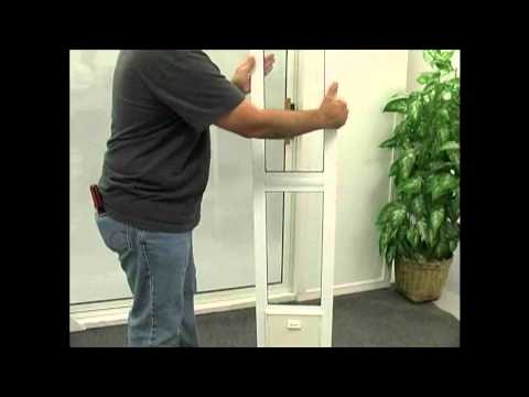 Ideal Pet "Fast Fit" Pet Patio Doors 80" - Medium (Mill) Video