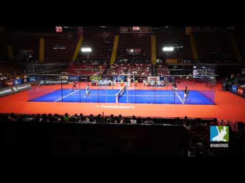 Vamos Pádel. Mati Díaz trabajo y paciencia para ganar el punto