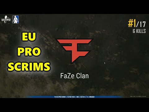 FaZe ubah, Gustav, Fuzzface & Aitzy - EU PRO SCRIMS - PUBG