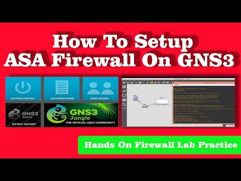 How to Setup/Configure Cisco ASA 5520 Firewall || Configure Firewall on GNS3 Video