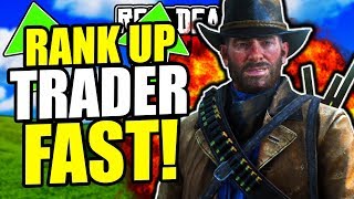 This is like CHEATING.. How To Rank Up TRADER Fast Red Dead Online! (RDR2)
